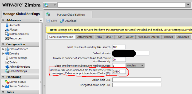 migrate google apps to zimbra vion technology blog google maximum attachment size
