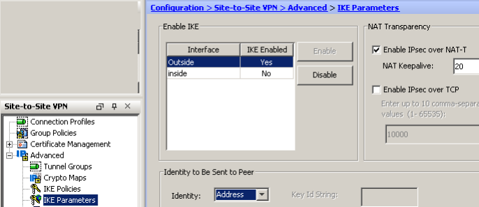 IKE Parameters