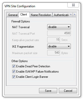 ShrewSoft Mikrotik VPN Configuration Client